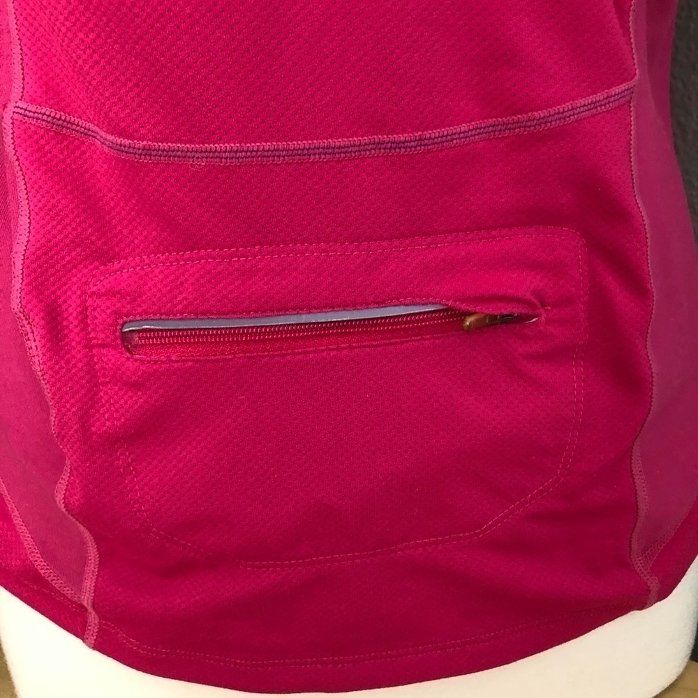 NIKE Athletic Running Mesh Insert Top Women's size M Pink 1/4 Zip Pullover - Picture 10 of 10